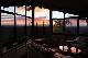 Sunrise from the entrance lobby.