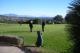 teeing off