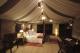 khaki tent interior