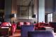 red velvet sofas