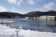 snowy lake